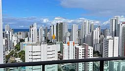 Apartamento Com 03 Quartos, Andar Alto, Boa Viagem