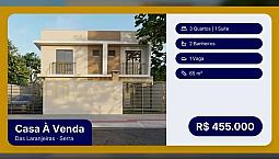 Casa Com 1 Suíte E Quintal Diferenciado Em Das Laranjeiras, Serra!
