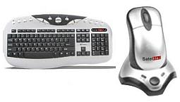 Teclado E Mouse Satéllite Wireless Ak-701