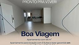Oportunidade De Aluguel Em Boa Viagem | 135m² Com 3 Suítes E Lazer Completo!